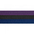 BOLD LOOK HALF/HALF BELTS WITH STRIPE-BLU/PRP/BLK-1